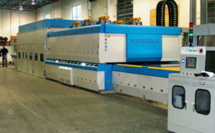 LISEC line with double Gas Press and 2 part Sealing Robot